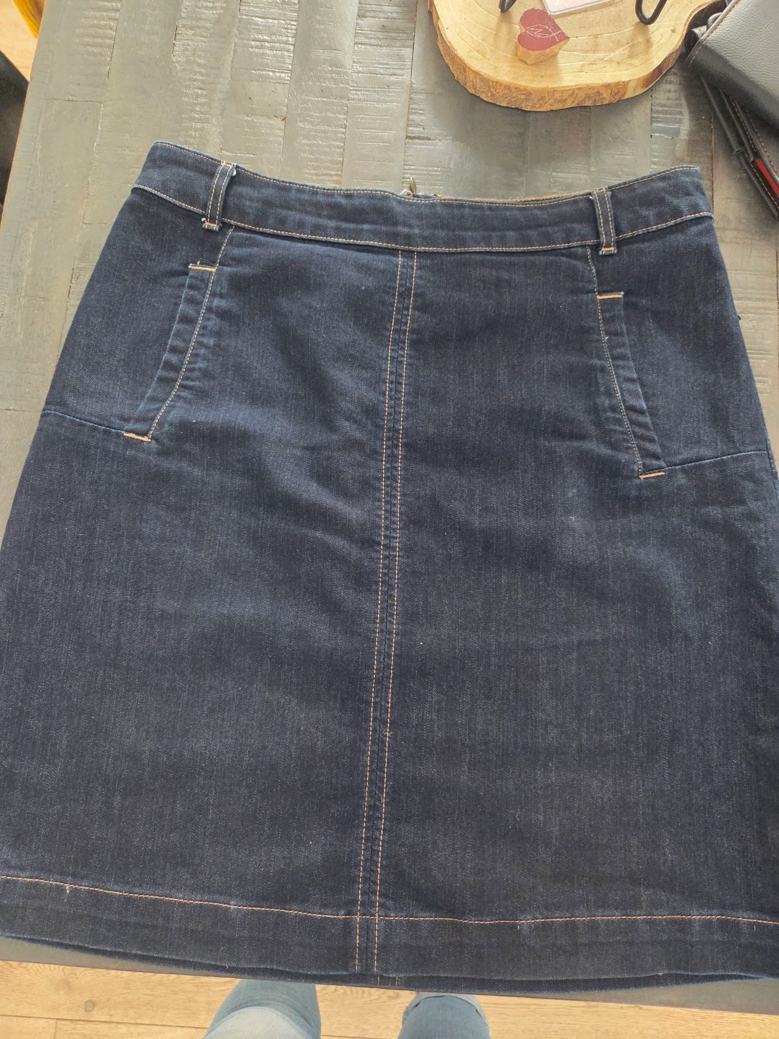 Saia jeans Esprit tamanho 30 – photo 4